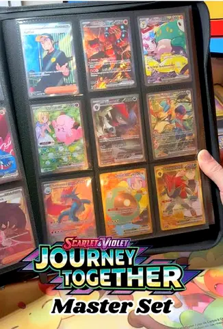 Pokemon Scarlet & Violet Journey Together Master Set - Assorted Holo Cards (Binder)