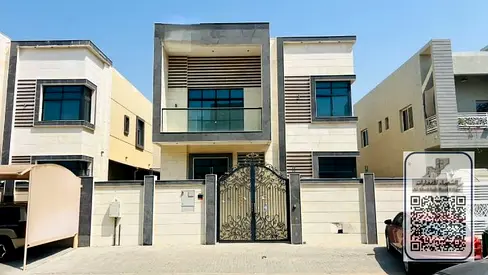فيلا فاخره للايجار بأرقى مناطق عجمان بالزاهيه .