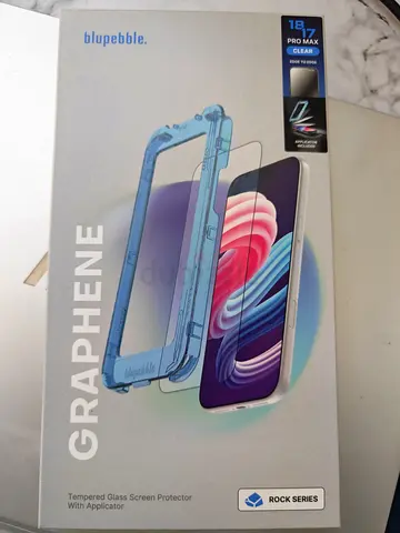 bluPebble Graphene Tempered Glass Screen Protector with Applicator - Unused