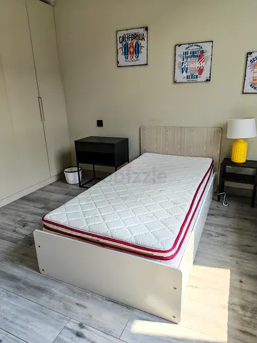 Single bed frame with mattress - good condition, cash only