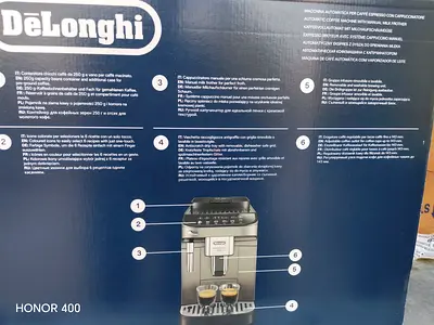 DeLonghi Fully Automatic Espresso Coffee Machine - Model HONOR 400 (Boxed)