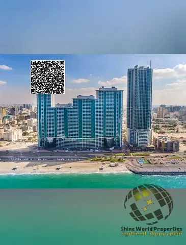 Luxury 2-Bedroom Apartment for Sale in Ajman Corniche | Full Direct Sea View | 2,660 Sq. Ft.