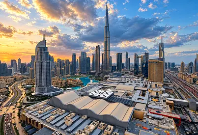 Burj Khalifa View | Furnished | Elegant 3BR Home