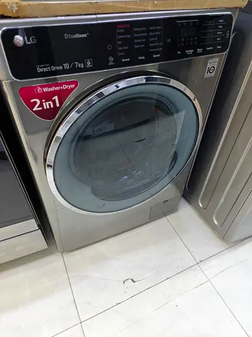 Lg 10 kg washer and 7 kg dryer 2 in one new model slightly used