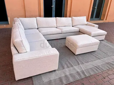 Stylish Comfort ___ IKEA Kivik U Shape Sofa Beige without footstool