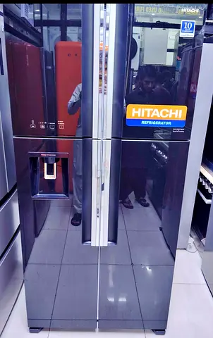 Hitachi 4 Door Refrigerator with Water Dispenser - Good Condition