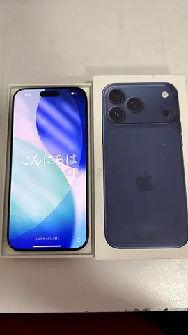 Used Apple iPhone 17 Pro Max 256GB - Blue (With Box)
