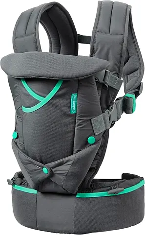 Ergonomic Baby Carrier with Hip Seat — Good Condition, Comfortable Fit