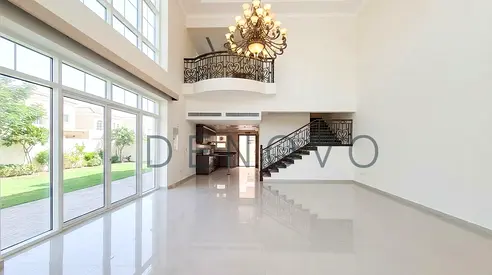 Super Airy High Ceiling Villa Living Space| Party Private Garden/ Vacant| Alfa Villas, JVC