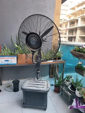 Used large standing misting fan - working condition