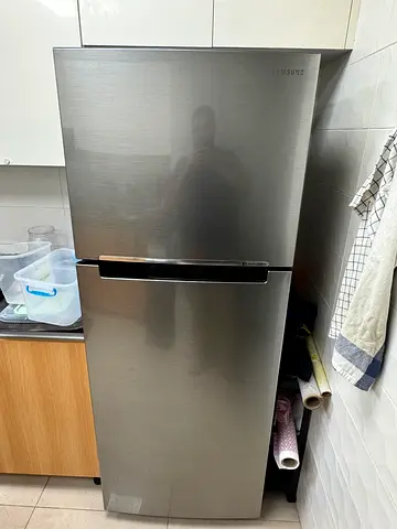Samsung Silver Double-Door Refrigerator (RT50K5030S8)