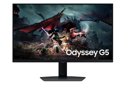 Samsung 27 inch Odyssey G5 QHD IPS Gaming Monitor - 180Hz- 1 Year Warranty