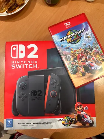 Nintendo switch 2 with mario kart world