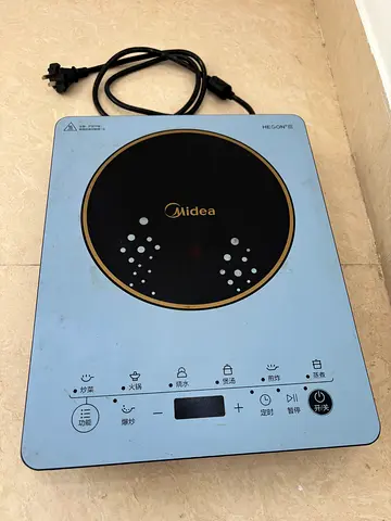 Used Midea Single-Burner Induction Cooktop - Good Working Condition
