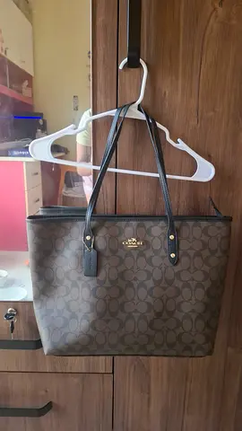 Coach Signature Canvas Tote Bag - Brown