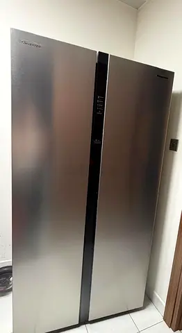 Side-by-side Panasonic  Stainless Steel Refrigerator - Excellent Condition