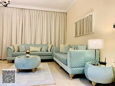 Stunning City View | Fully Furnished 1-Bedroom Apartment for Rent | Ajman Corniche Residence