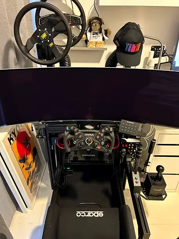 Full Sim Racing & Truck Sim Setup - MOZA Direct Drive + Odyssey OLED G9 + Trak Racer