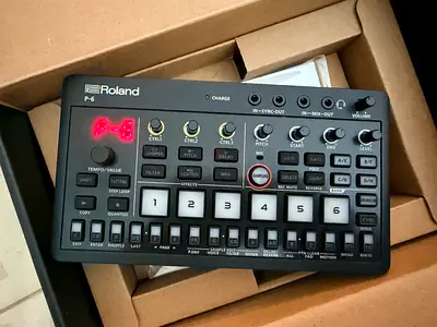 Roland P-6 Pocket Operator Style Groovebox / Sampler - Perfect Condition