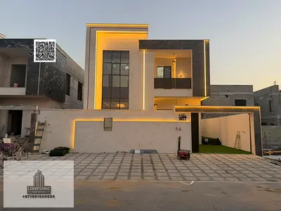 Villa for sale in the "Al Helio" area – features 4 bedrooms, a majlis, a living room, and a maid's