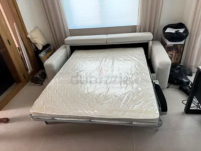 The loom collection two seater sofa bed with mattress