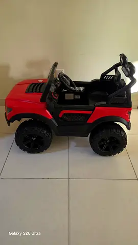 Kids Electric Ride-On Car - 2-Seater Off-Road Style, Red with a control