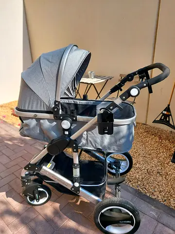 Cynebaby Convertible 2-in-1 Baby Stroller & Bassinet - Grey