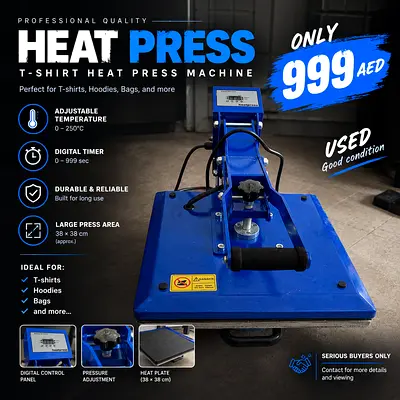 HEATPRESS FOR SALE