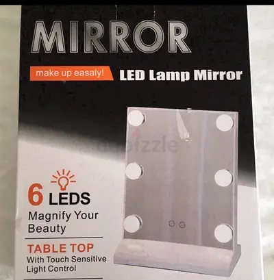 Mirror with LED lights