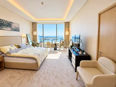 Fully Furnished | High Floor | Palm + Marina Views | Vacant