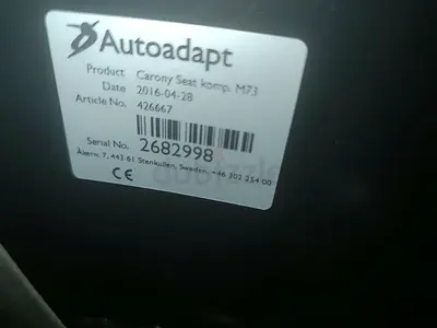 Autoadapt Caronyx Car Seat Base / Caronyx Seat Component (used)