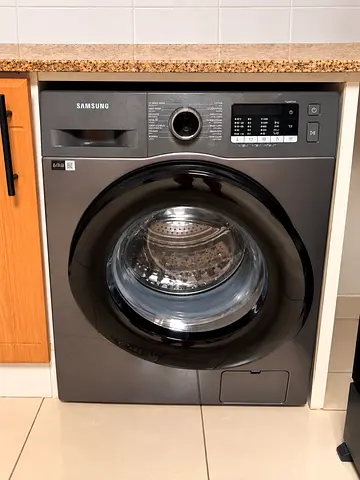 Samsung Front Load Washing Machine - 8kg, Gray, Excellent Condition