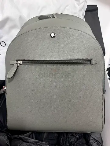 Montblanc Grey Leather Backpack - unwanted gift brand new