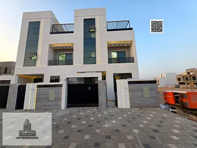 فيلا للبيع في منطقة "الزاهية" شامل رسوم التسجيل  5 غرف نوم، ومجلس، وصاله، وغرفة للخادمة. يتوفر تمويل بنكي.