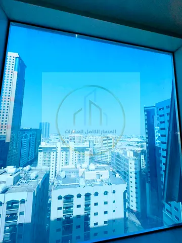 2-Bedroom Apartment with Living Room for Annual Rent in Al Majaz 2, Sharjah, New Tower, Open View, Master Bedroom, Spacious Kitchen, 3 Bathrooms and F