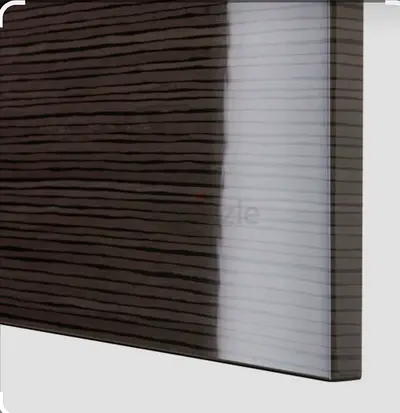 IKEA SELSVIKEN high-gloss brown patterned door 60x64 - 2 pieces