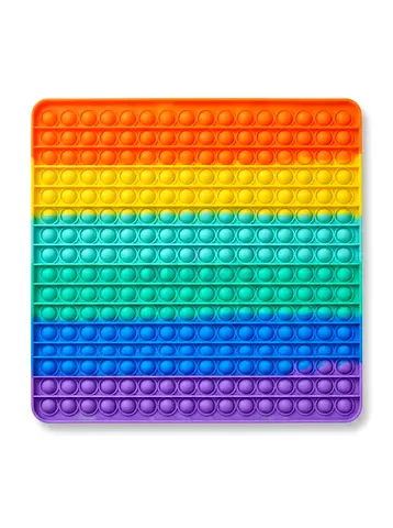 Giant Big Size Rainbow Pop It Fidget Sensory Toy