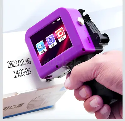 Handheld Portable Inkjet Date Coder Printer - Portable Batch/Date Stamp