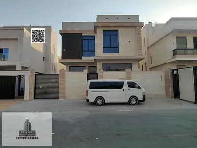 فيلا للبيع في منطقة "الزاهيه" - شاملة رسوم التسجيل. تضم 5 غرف نوم، ومجلساً، وغرفة معيشة، وغرفة للخادمة. يتوفر تمويل بنكي.