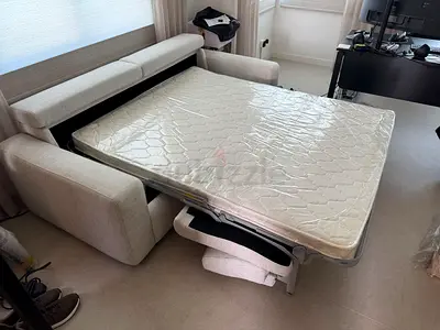 The loom collection two seater sofa bed with mattress