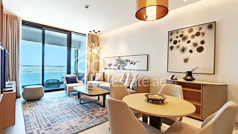 Vacant now | Sea View | Furnished Serviced 2BR | 1 Cheque