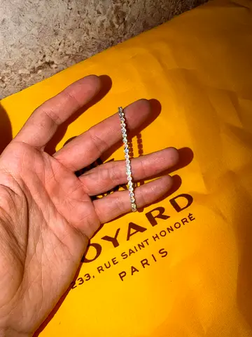 Iced Out Men's Tennis Bracelet, Moissanite Stones