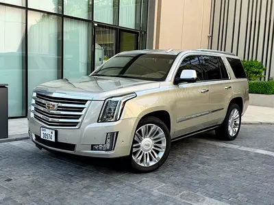2017 Cadillac Escalade Platinum 6.2L V8 420HP | GCC Specs | Super Excellent Condition | 2 Keys