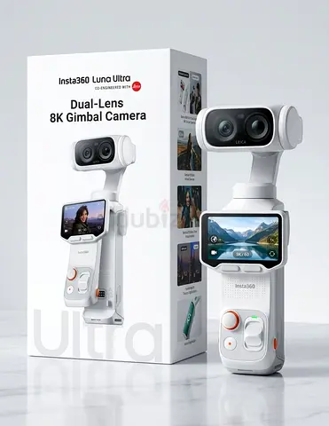 Insta360 Luna Ultra Dual-Lens 8K Gimbal Camera – Brand New / Mint Condition