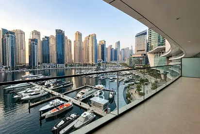 Big Balcony | Unfurnished | Full Marina View
