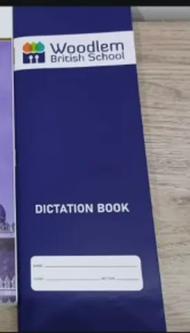 Woodlem British School Dictation Book - Unused/Good Condition