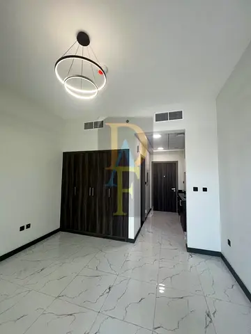 studio with balcony , pool ,gym , parking , for rent