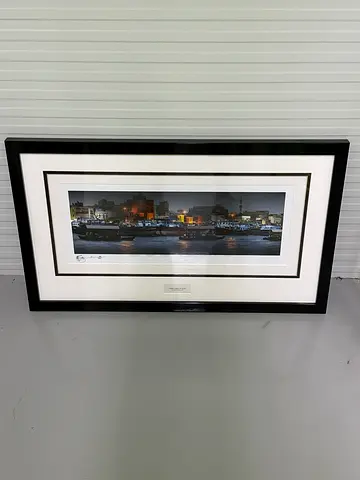 Gregg Sedgwick 26/195 Framed Cityscape Print — Long Horizontal Wall Art