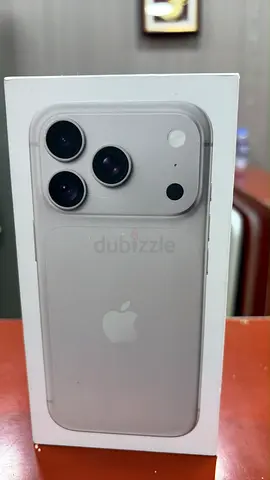 Sealed Apple Iphone 18 pro GCC Version TDRA (Silver)