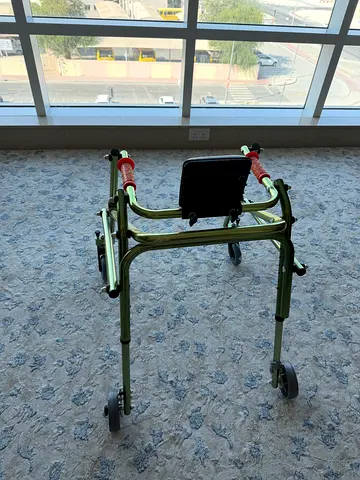 Lightweight foldable baby/toddler walker with wheels - good condition